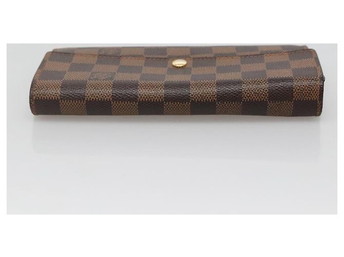 Louis Vuitton Portafoglio Sarah Damier Ebene - vista 5