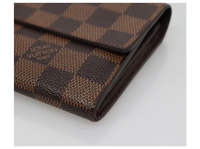 Louis Vuitton Portafoglio Sarah Damier Ebene - vista 7