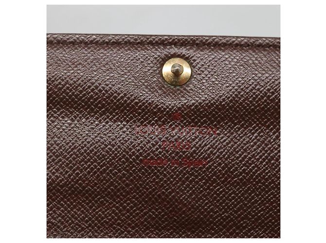Louis Vuitton Portafoglio Sarah Damier Ebene - vista 9