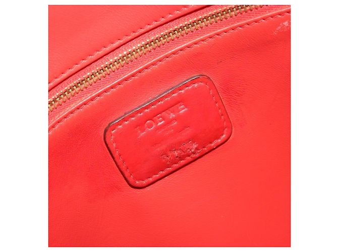 Loewe Amazona 36 Bolsa de couro vermelha - vista 12