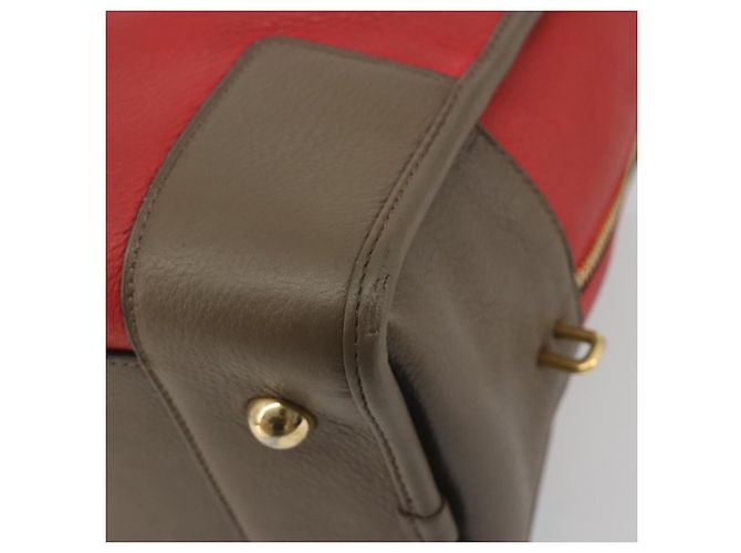 Loewe Amazona 36 Bolsa de couro vermelha - vista 15