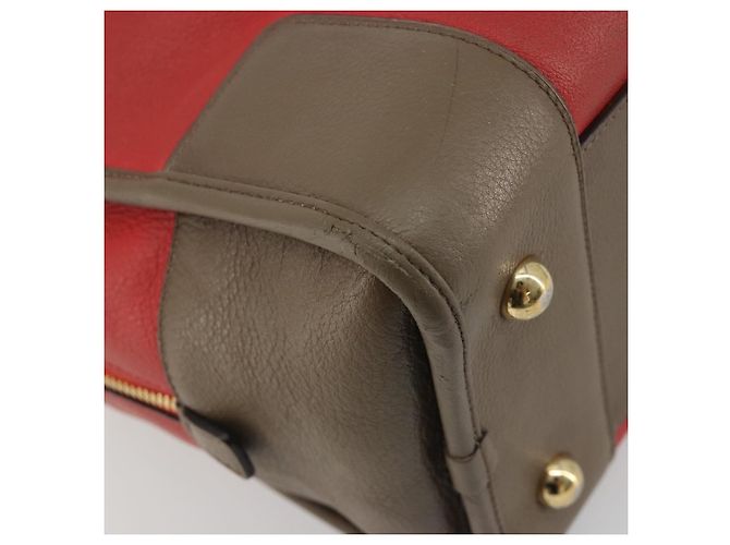 Loewe Amazona 36 Bolsa de couro vermelha - vista 16
