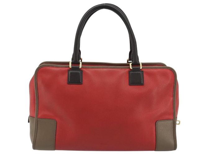 Loewe Amazona 36 Bolsa de couro vermelha - vista 2