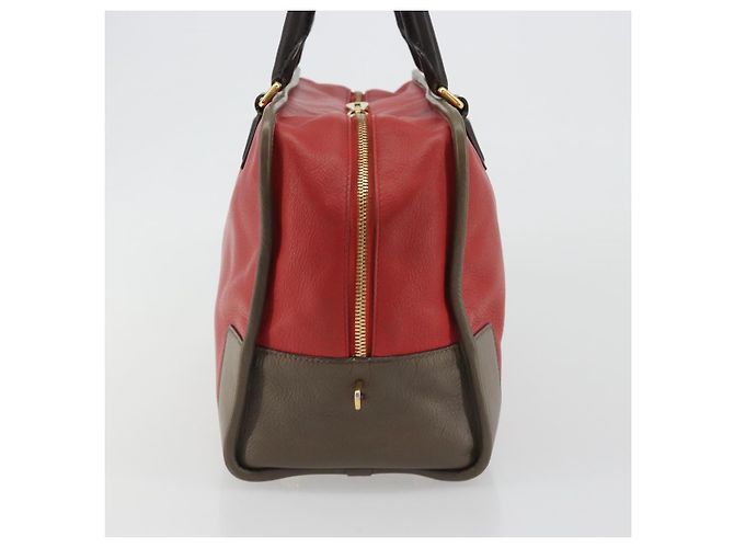 Loewe Amazona 36 Bolsa de couro vermelha - vista 3