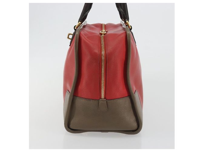 Loewe Amazona 36 Bolsa de couro vermelha - vista 4
