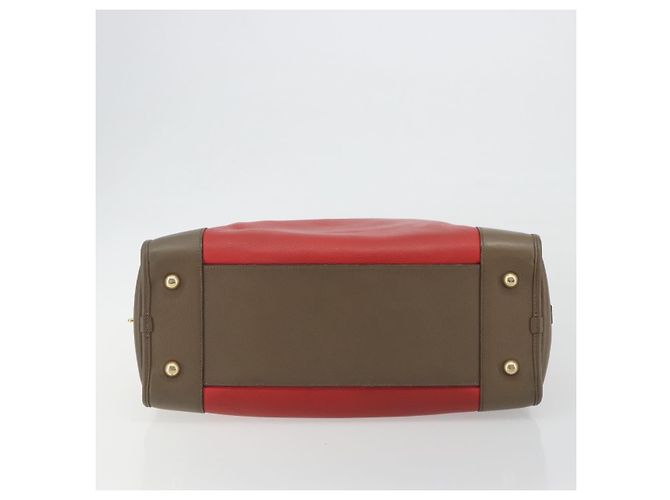 Loewe Amazona 36 Bolsa de couro vermelha - vista 5
