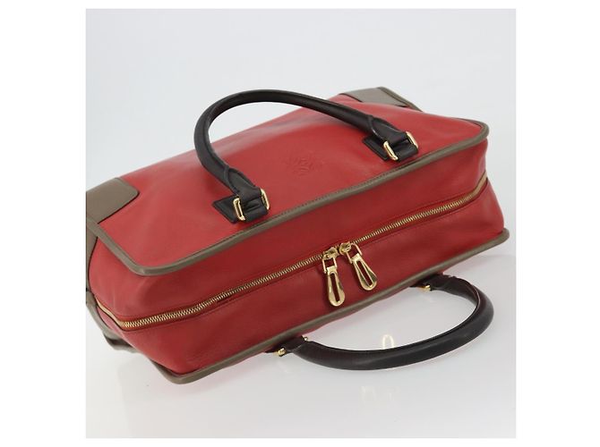 Loewe Amazona 36 Bolsa de couro vermelha - vista 6