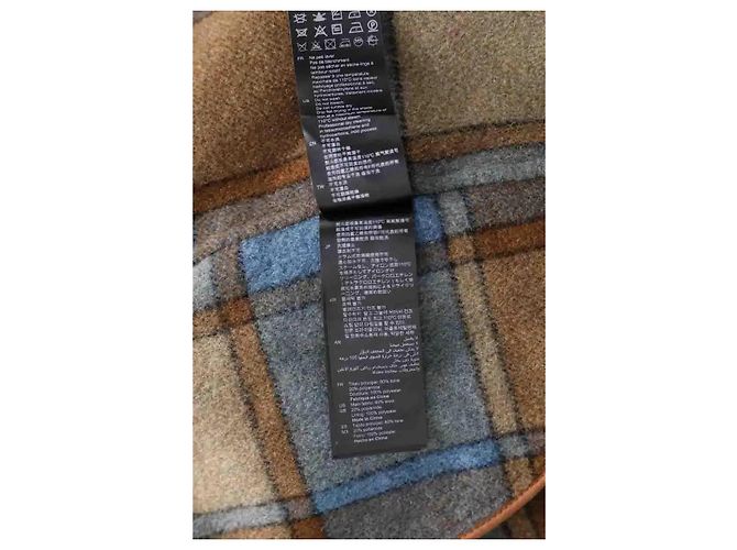 Sandro multicolor wool coat - view 6