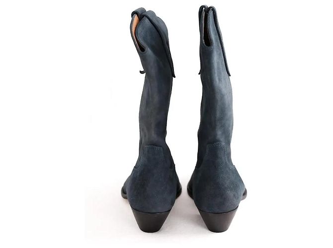 Isabel Marant Botas western azul marino - vista 2