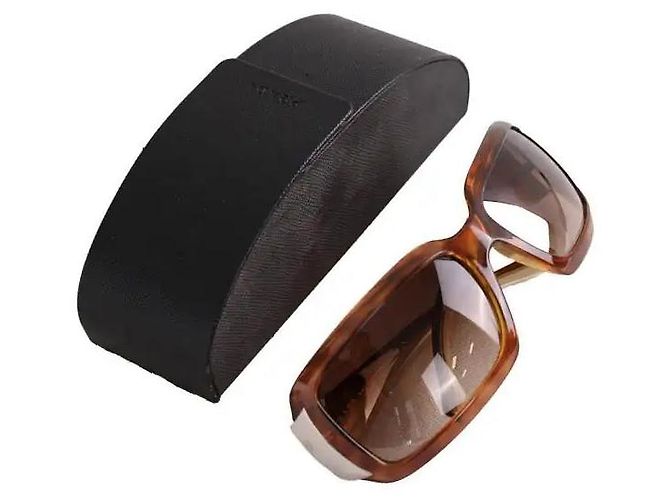 Prada sunglasses brown plastic - view 6