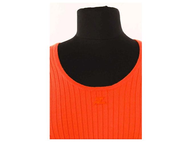 Courreges Top de lana naranja Courrèges - vista 2