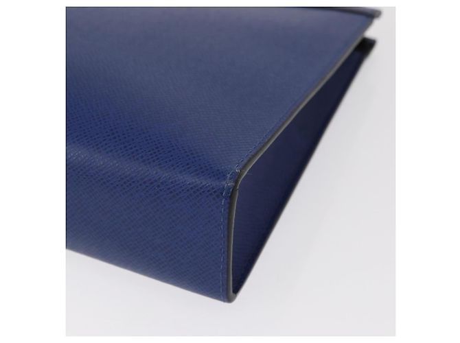 Louis Vuitton Pochette Voyager MM Pelle Taiga Blu - vista 16