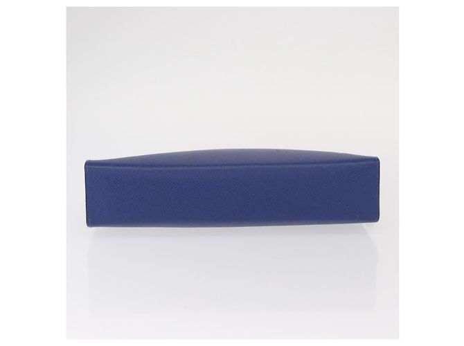 Louis Vuitton Pochette Voyager MM Pelle Taiga Blu - vista 6