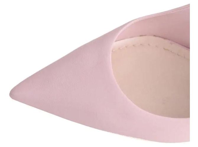 Décolleté Dior in pelle rosa - vista 5
