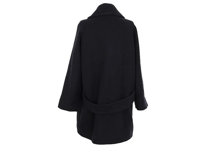 Abrigo de lana negro Sonia Rykiel - vista 4