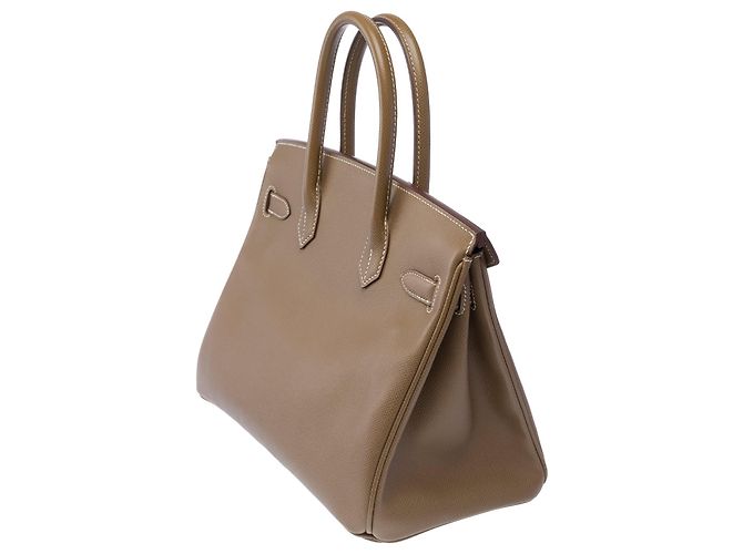 Hermès Borsa HERMES Birkin 30 in Pelle Étoupe - 104052 - vista 2