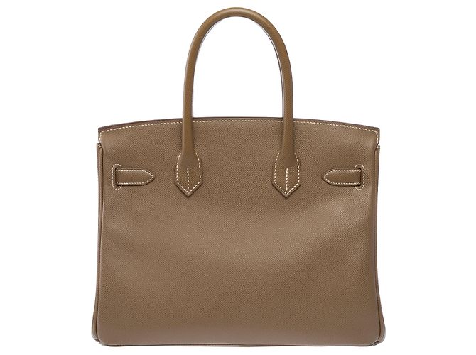 Hermès Borsa HERMES Birkin 30 in Pelle Étoupe - 104052 - vista 5