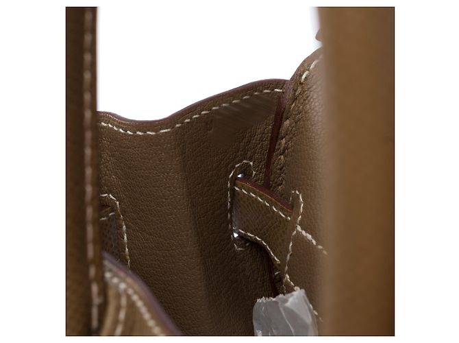 Hermès Borsa HERMES Birkin 30 in Pelle Étoupe - 104052 - vista 8