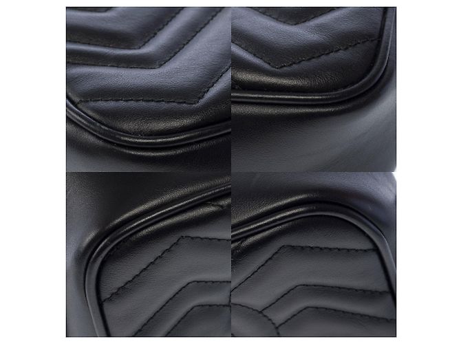 Borsa GUCCI Marmont in Pelle Nera - 104055 - vista 11