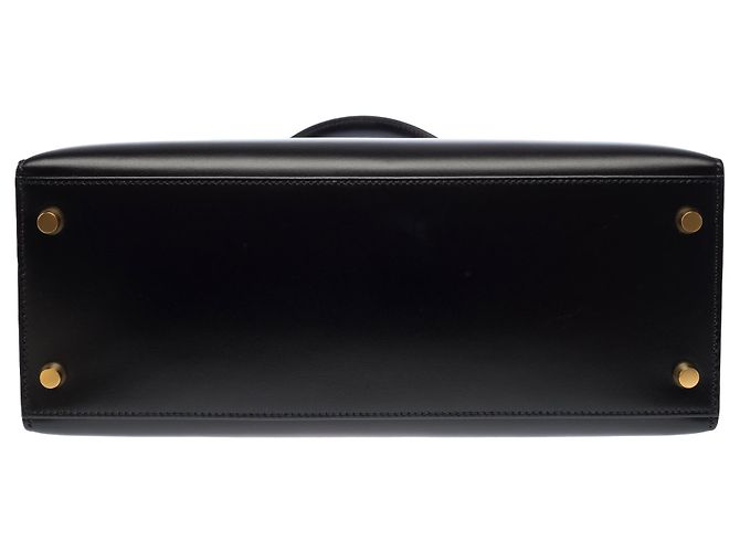 Hermès Borsa HERMES Kelly 28 in Pelle Nera - 104042 - vista 11