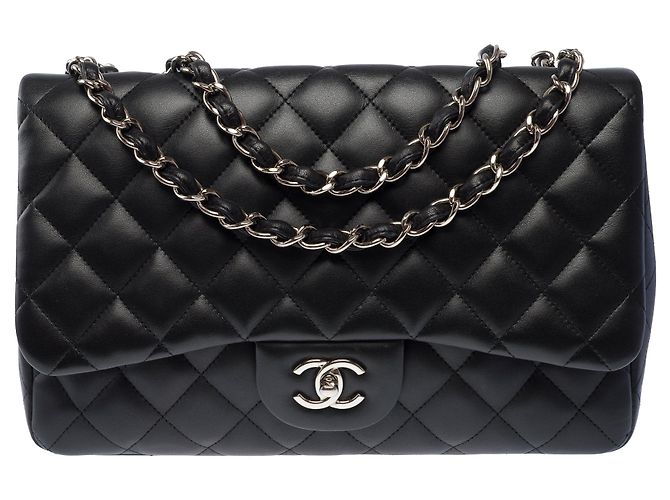 Borsa CHANEL Timeless/Classique in Pelle Nera - 104058 - vista 3