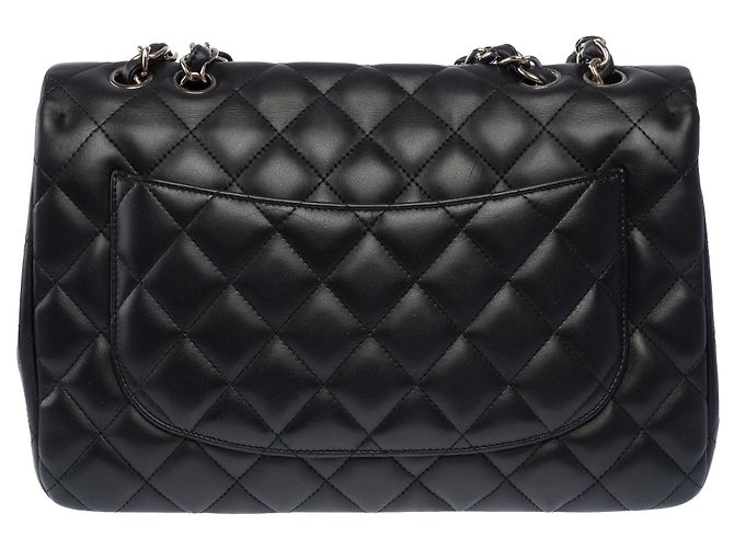 Borsa CHANEL Timeless/Classique in Pelle Nera - 104058 - vista 4