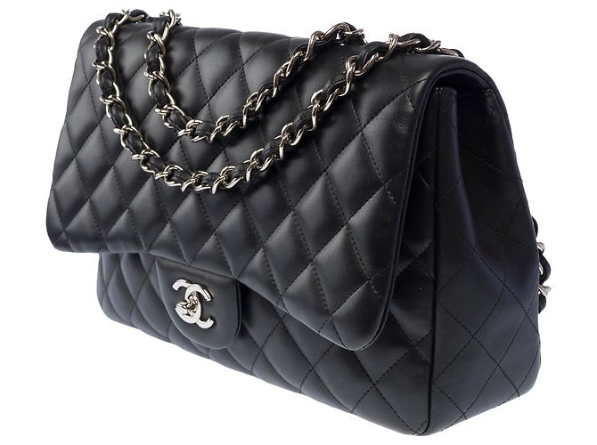 Borsa CHANEL Timeless/Classique in Pelle Nera - 104058 - vista 5