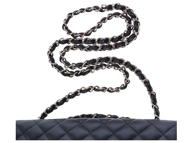 Borsa CHANEL Timeless/Classique in Pelle Nera - 104058 - vista 9