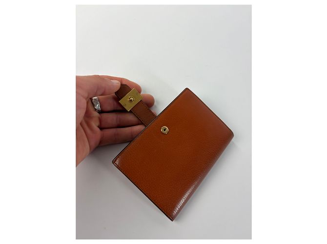 Vintage Givenchy 4G Logo Bifold Wallet Late 1970s Brown - view 10