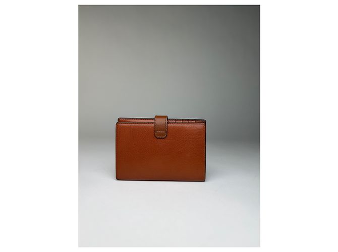 Vintage Givenchy 4G Logo Bifold Wallet Late 1970s Brown - view 4