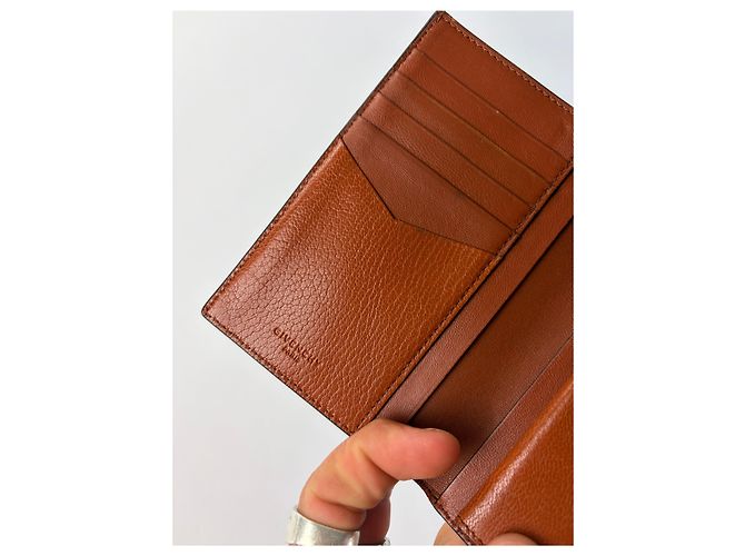 Vintage Givenchy 4G Logo Bifold Wallet Late 1970s Brown - view 7