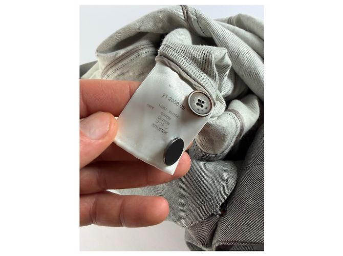 Vintage Givenchy Baumwolle Midi Kleid Grau Riccardo Tisci Ära M - Ansicht 10