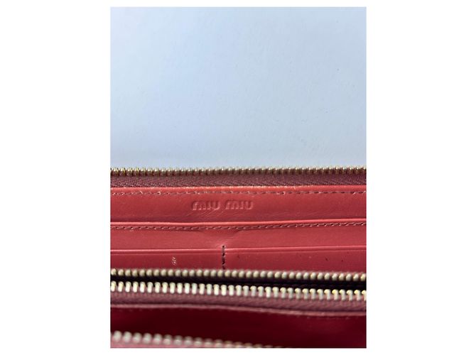 Vintage Miu Miu Crocodile-Effect Bifold Wallet c. Mid-2000s Light Brown - view 10