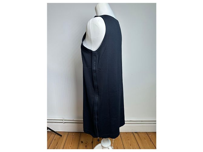 Vintage Versace Maxi-Kleid Schwarz L - Ansicht 15