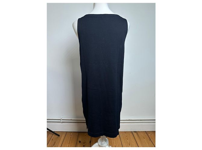 Vintage Versace Maxi-Kleid Schwarz L - Ansicht 3