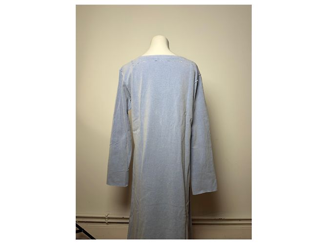 Vintage Issey Miyake Maxikleid Hellblau M - Ansicht 15