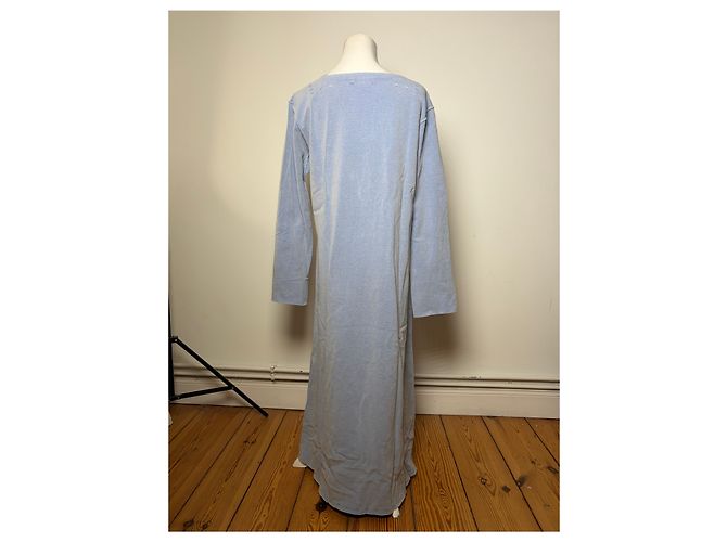 Vintage Issey Miyake Maxikleid Hellblau M - Ansicht 3