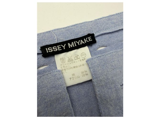 Vintage Issey Miyake Maxikleid Hellblau M - Ansicht 7