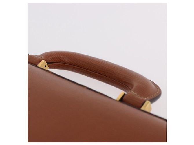 Loewe Pasta de couro castanho - vista 14