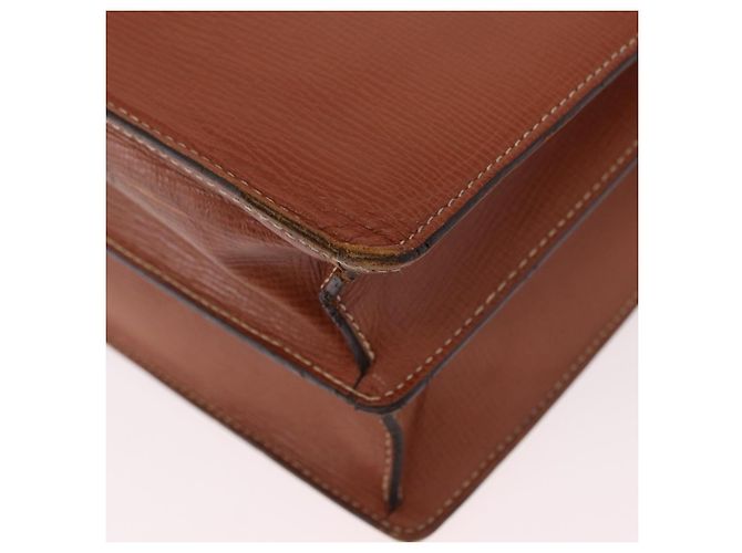 Loewe Pasta de couro castanho - vista 17
