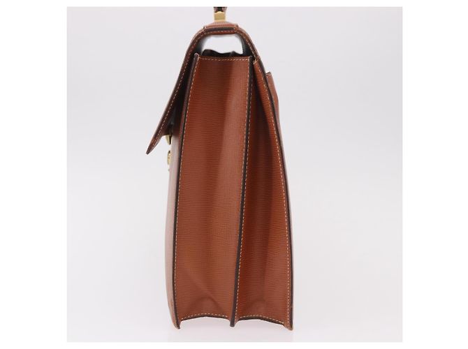 Loewe Pasta de couro castanho - vista 3