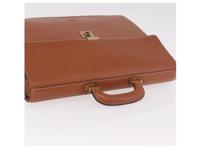 Loewe Pasta de couro castanho - vista 6