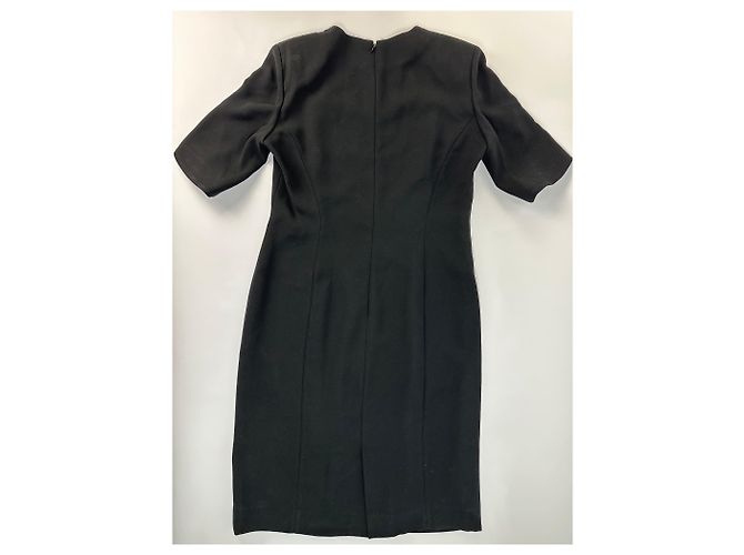 Vintage Chloé Kleid mit schwarzem Spitzen-Overlay L - Ansicht 14