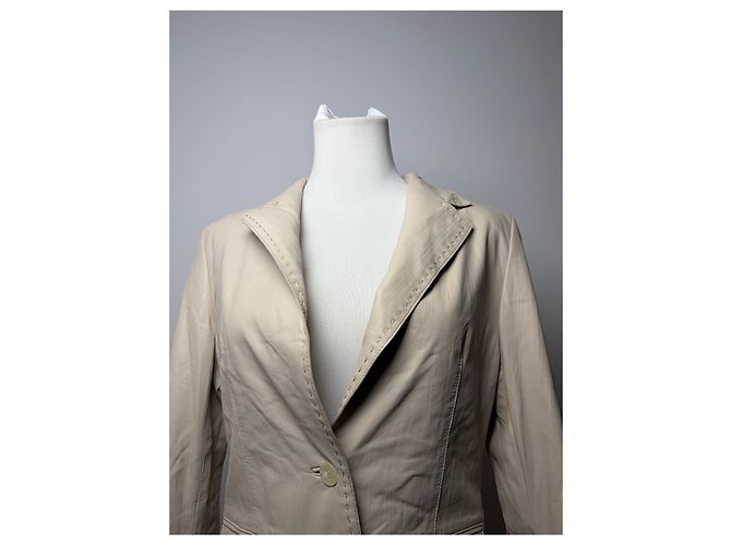 Vintage Balmain Blazer Hellbeige M - Ansicht 12