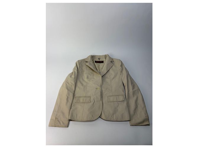 Vintage Balmain Blazer Hellbeige M - Ansicht 4