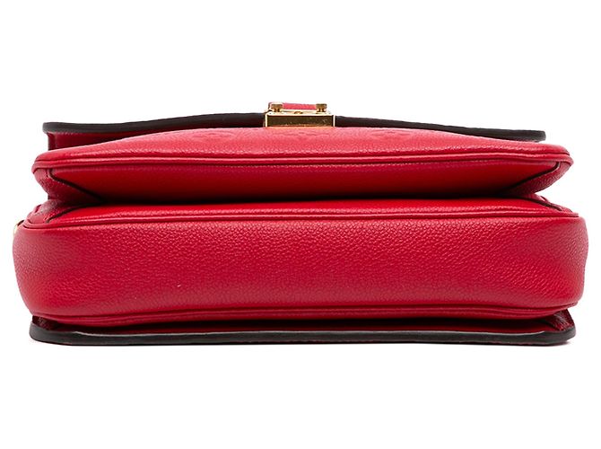 Borsa Louis Vuitton Monogram Empreinte Pochette Metis Rossa - vista 3