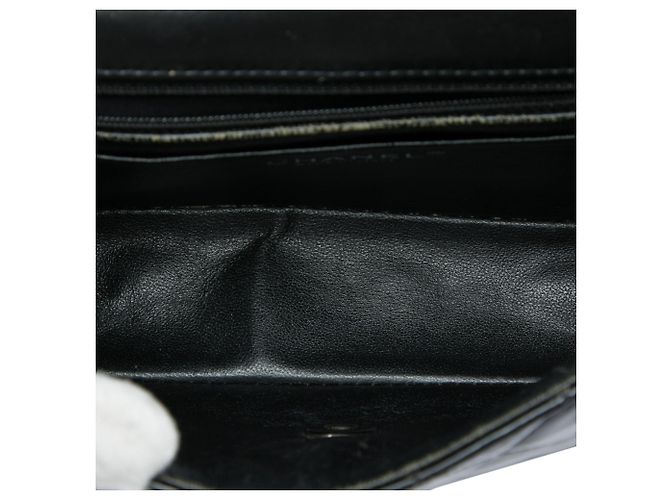 Chanel Mini Rectangular Classic Patent Single Flap Crossbody Bag Schwarz - Ansicht 4