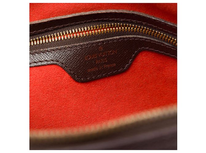 Borsa Louis Vuitton Damier Ebene Brera Marrone - vista 5