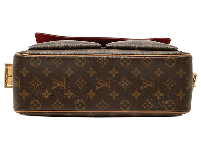 Cité Borsa a tracolla Louis Vuitton Monogram Viva Cite GM Marrone - vista 3