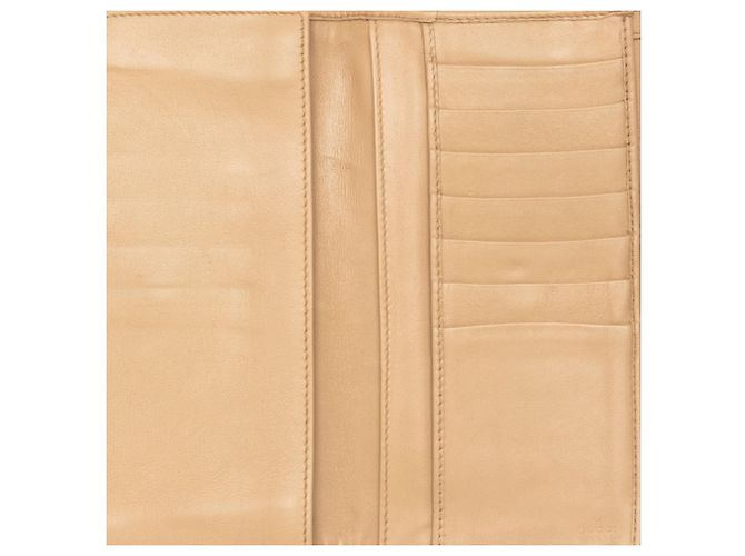 Cartera larga Gucci Guccissima beige - vista 5